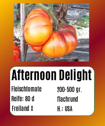 Afternoon Delight DER TOMATENFLÜSTERER