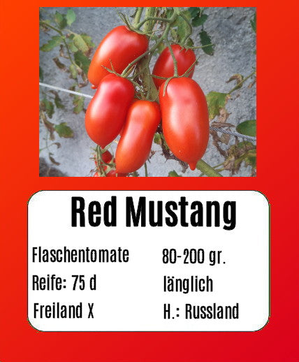 Red Mustang DER TOMATENFLÜSTERER