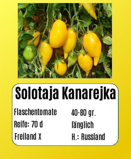 Solotaja Kanarejka DER TOMATENFLÜSTERER